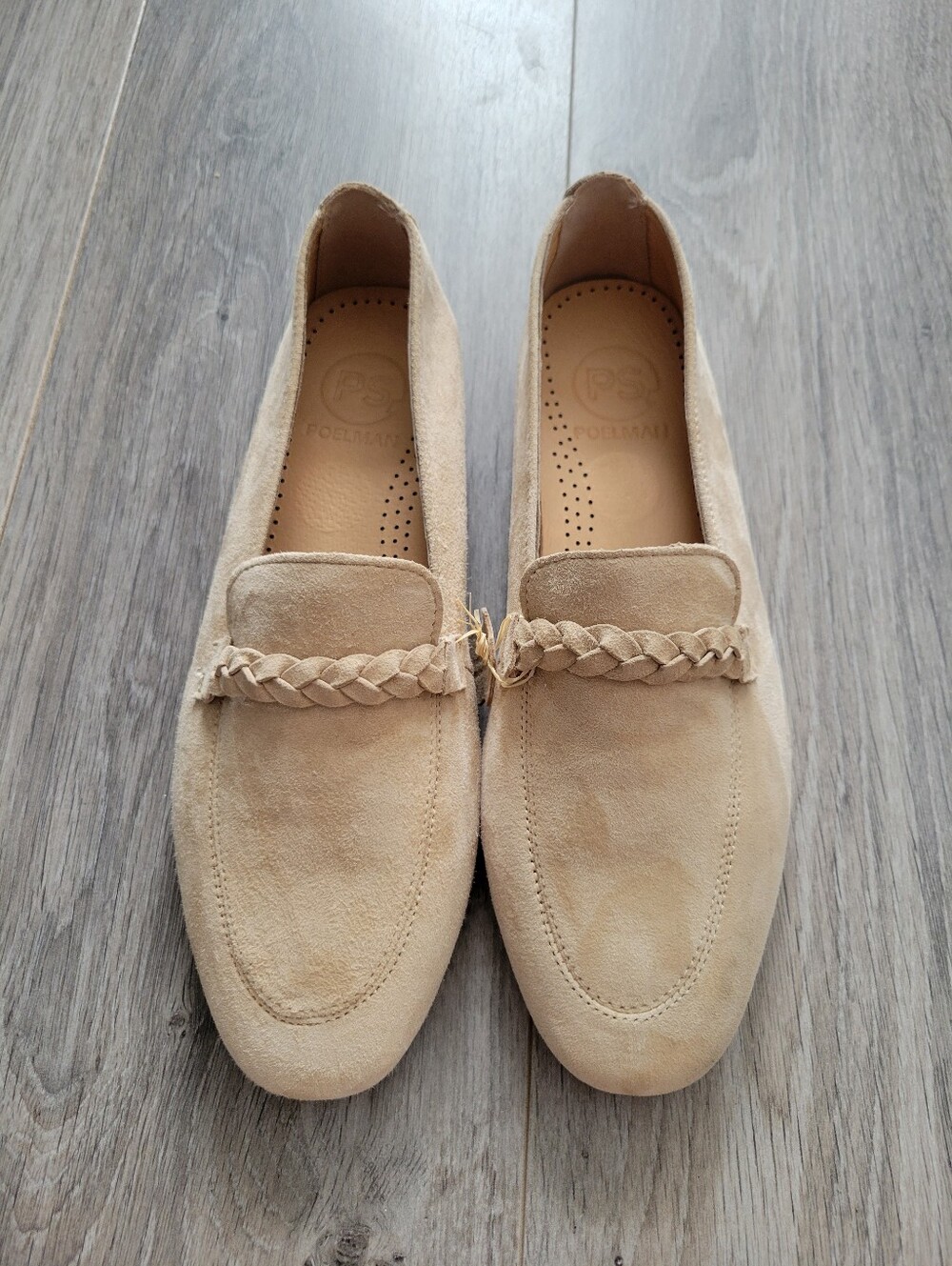 New Suede Loafers Size 8